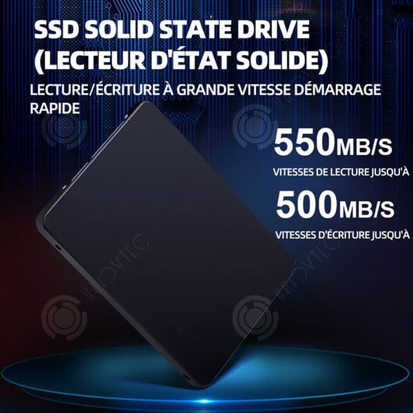 INN SSD 1TB läshastighet upp till 550MB/s intern SSD kompatibel med bärbar dator och stationär dator för professionella spelare