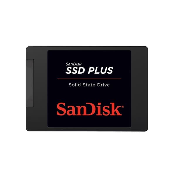 Ssd by Western Digital ssd plus (2tb, sata 3.0, kirjoitusnopeus 450 mbytes/s, lukunopeus 545 mbytes/s, 2,5"), Sandisk