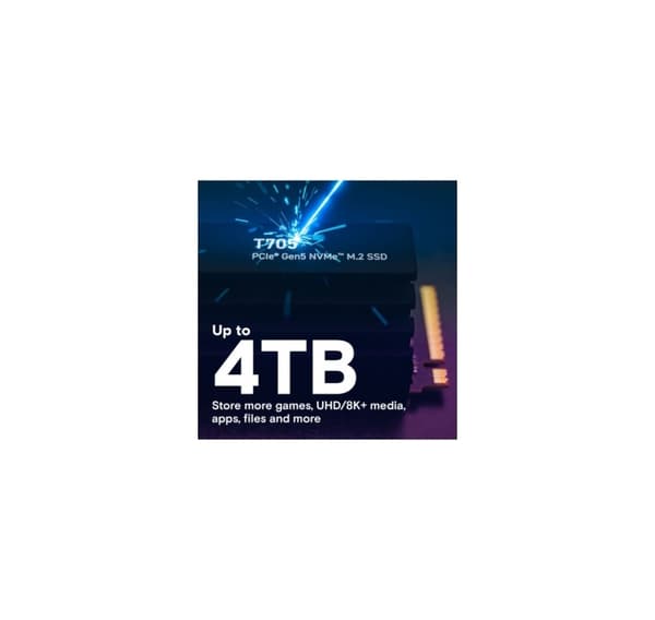 Hårddiskar (SSD), T705 1TB CT1000T705SSD5, Crucial