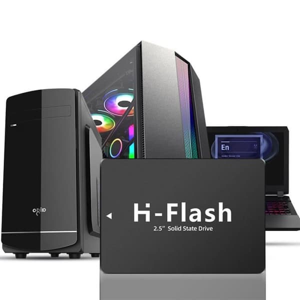 Högpresterande intern solid state-enhet lämplig för stationära bärbara datorer 2,5-tums SATA3-gränssnitt svart 120G kapacitet