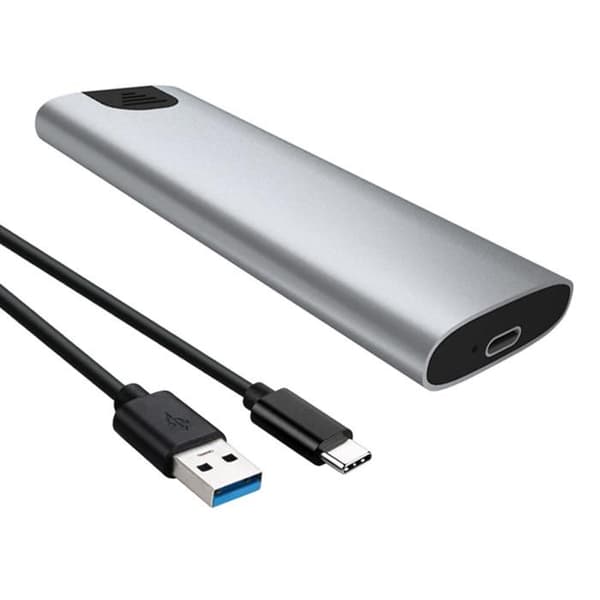 TD® m2 NGFF NVme metall mobil hårddiskhölje Solid State hårddiskhölje Dual Protocol S ATA USB Extern