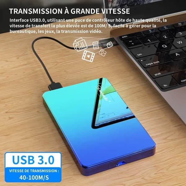 INN Extern hårddisk 120g USB3.0 är lämplig för underhållning och kontorshårddisk bärbar extern hårddisk hårddisk mo