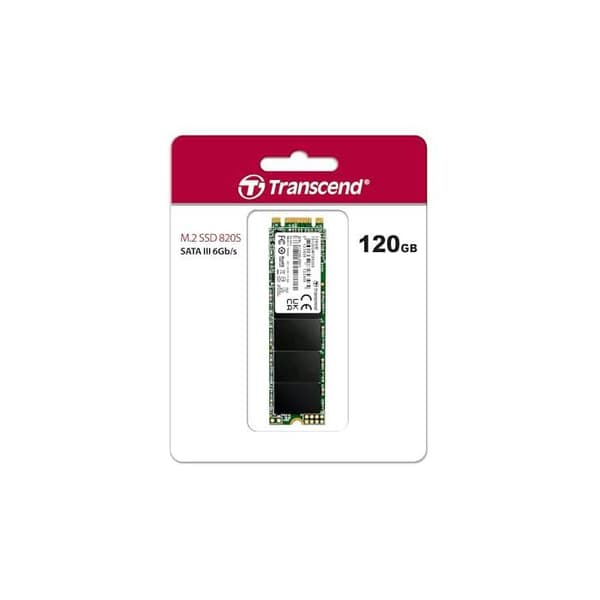 Transcend 120GB M.2 2280 SATA3 TLC SSD-enhet - TRANSCEND varumärke - SATA 6Gb/s gränssnitt - Kapacitet 120 GB
