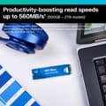 Miniatyrbild 2 av 3: SSD - WD - Blue SA510 - 2 To - M.2 - SATA - 560 Mo/s