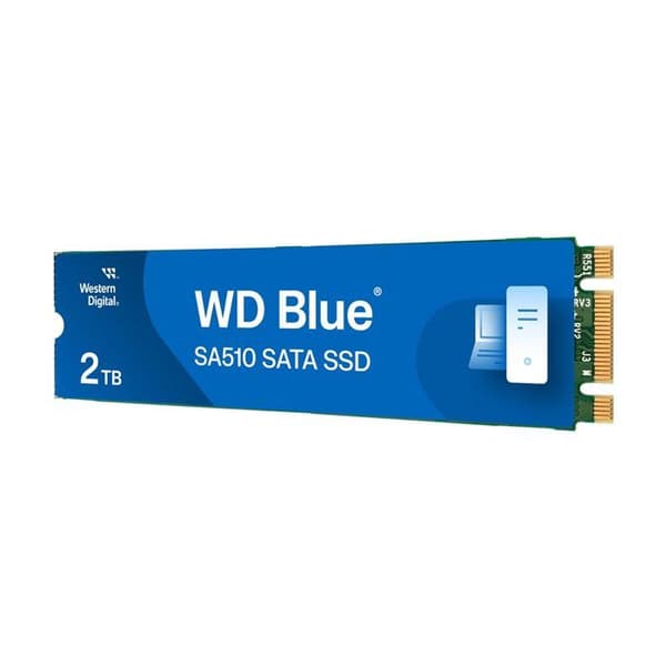 SSD - WD - Blue SA510 - 2 To - M.2 - SATA - 560 Mo/s