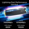 Miniatyrbild 2 av 4: SSD - Integral - Advantage Pro-1 - 2 To - NVMe M.2 2280 - PCIe Gen4x4 med termisk avledning