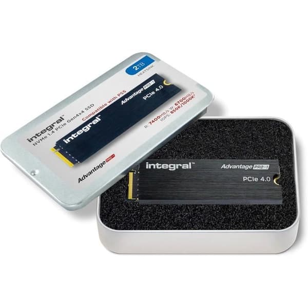 SSD - Integral - Advantage Pro-1 - 2 To - NVMe M.2 2280 - PCIe Gen4x4 med termisk avledning