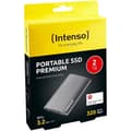 Miniatyrbild 1 av 3: Extern SSD-hårddisk - INTENSO - PREMIUM - 2 TB - Grå