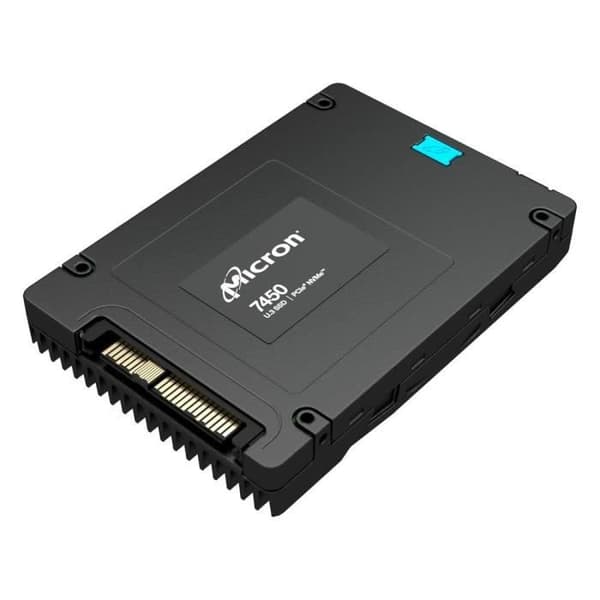 SSD - Micron - 7450 MAX - 1600 Go - Intern - U.3 PCIe 4.0 (NVMe)