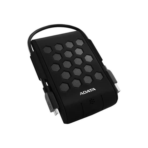 ADATA HD720 bärbar extern hårddisk - 2 TB - USB 3.0 - svart - vatten-, damm- och stöttålig