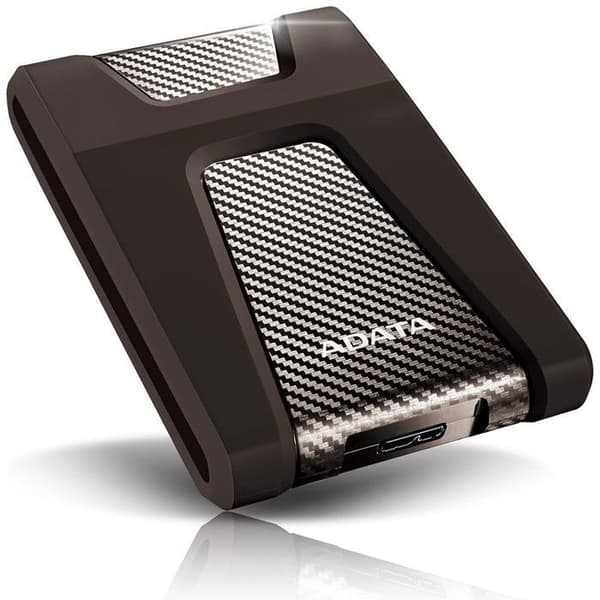 ADATA DashDrive Hållbar HD650 1000 GB extern hårddisk Svart - USB 3.0 - 2.5" - Drivs av USB-port