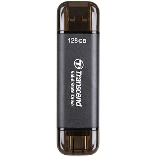 Bärbar SSD - TRANSCEND - ESD310C - 128 GB - USB 3.2 Gen 2 - Typ-A/Typ-C