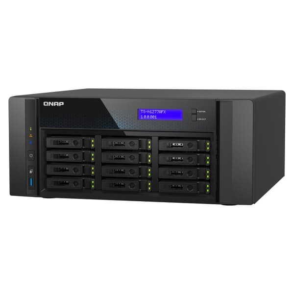 Nätlagringsenhet NAS Qnap TS-H1277AFX-R7-32G Svart