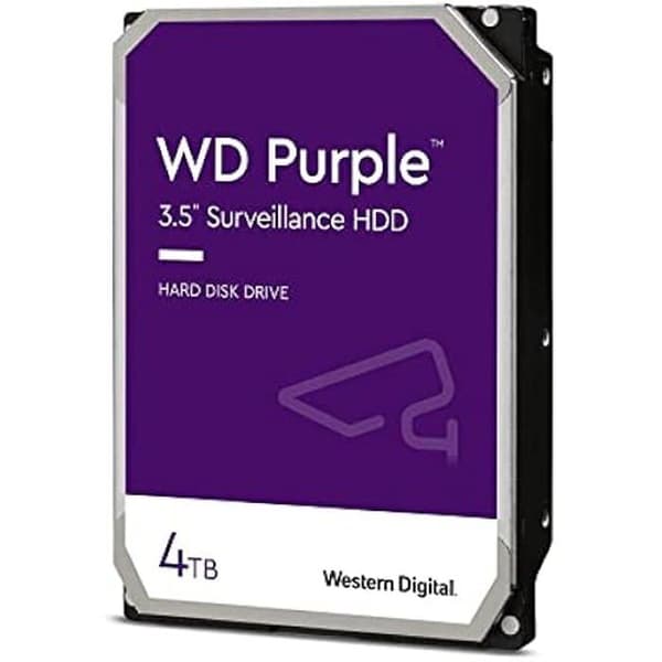 Hårddisk - WD - Purple - 4 To - 3.5" - Serial ATA-600