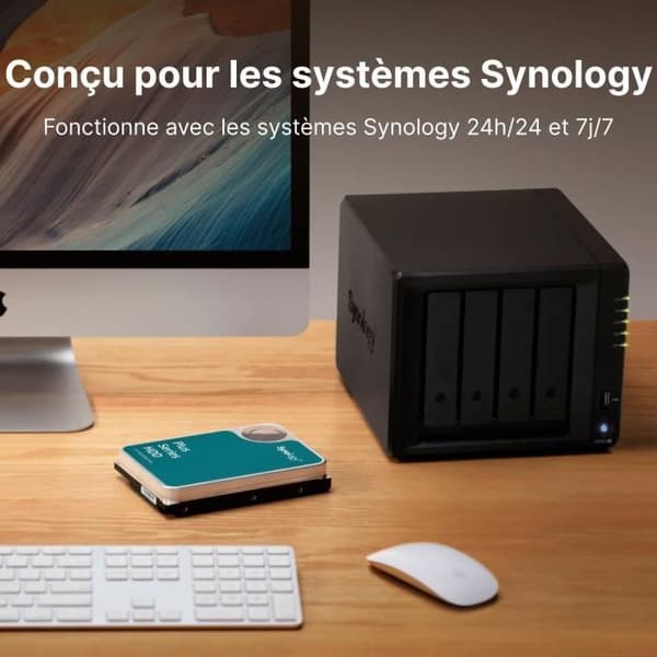 Intern hårddisk SYNOLOGY HAT3300-6T - 6 To - SATA 6Gb/s - 5400 varv/min