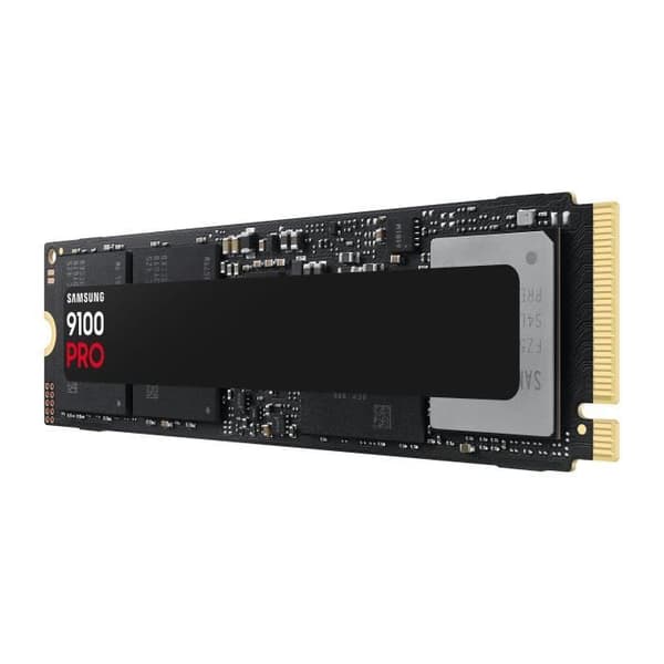 Samsung - 9100 PRO - Intern SSD - NVMe M.2 PCIe 5.0 x4 - 1 To - Läshastighet upp till 14 800 Mo/s - MZ-VAP1T0BW
