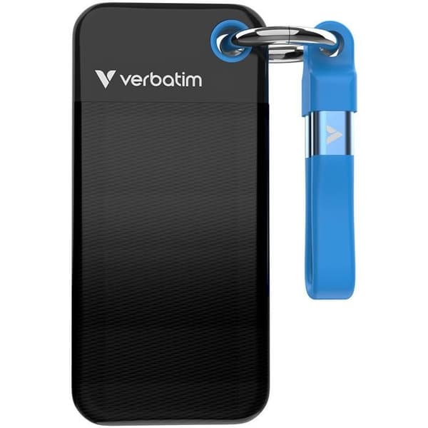 Extern SSD - VERBATIM - Pocket SSD 1TB - USB 3.2 Gen 2 - Ultrasnabb - Hållbar