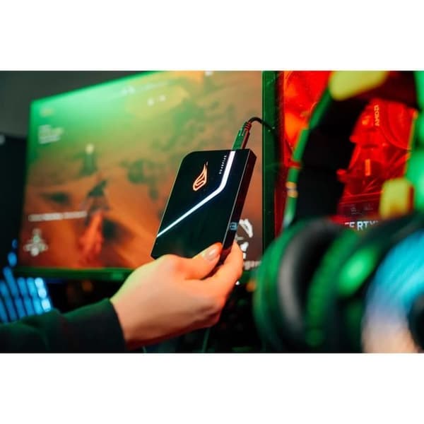 SureFire Gaming SSD 2 till Extern SSD-hårddisk USB 3.2 Gen 1 Portabel lagringsutvidgning Kompatibel med Mac, Windows, PS5 och X