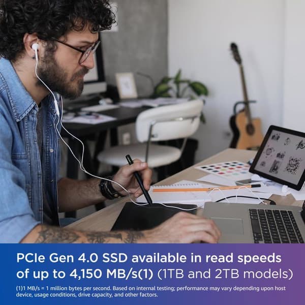 WESTERN DIGITAL - SN580 - Intern SSD-enhet - NVME - 2TB