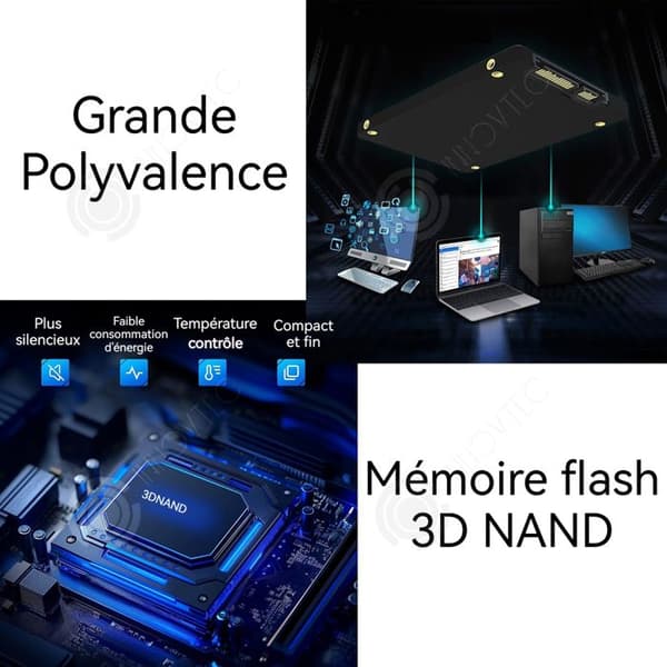 INN Intern Hårddisk 1To 2,5 tum SSD överföringshastighet 500M/s underhållning och kontor passar för kontoret SSD-disk