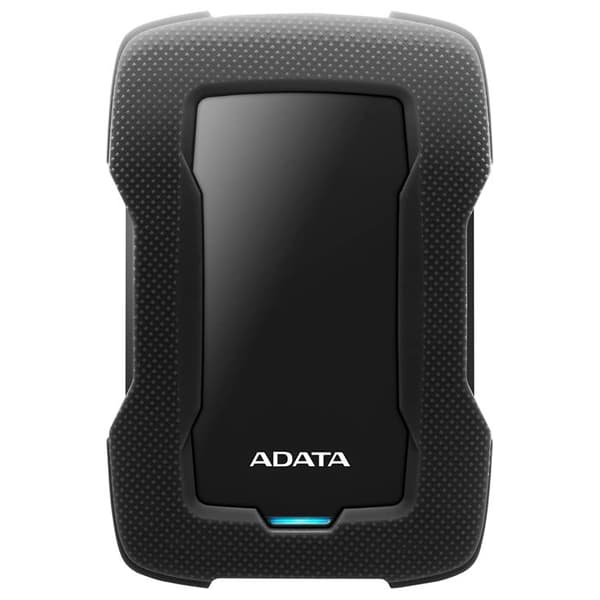 ADATA HD330 bärbar extern hårddisk - 1 TB - USB 3.1 - AES 256 bitar - svart