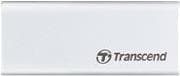 Transcend ESD240C - SSD - 480 GB - ekstern (bærbar) - M.2 - USB 3.1 Gen 2 (USB-C-stik) - sølv