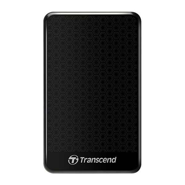 Ekstern HDD storejet (2tb, USB 3.0, farve sort, ts2tsj25a3k), Transcend
