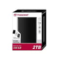 Miniatyrbillede 4 af 6: Ekstern HDD storejet (2tb, USB 3.0, farve sort, ts2tsj25a3k), Transcend