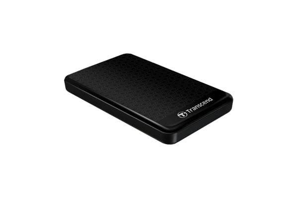 Ekstern HDD storejet (2tb, USB 3.0, farve sort, ts2tsj25a3k), Transcend