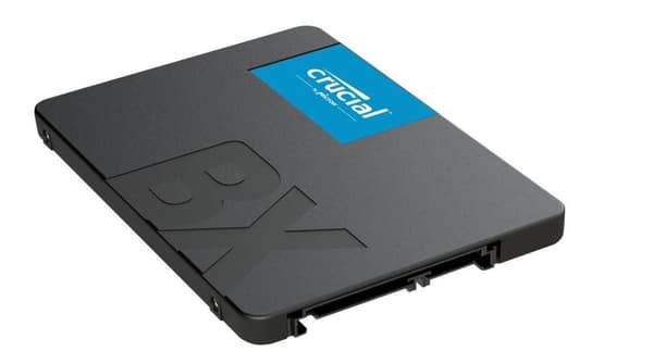 SSD bx500 (4tb, sata 3.0, kirjoitusnopeus 500 mbytes/s, lukunopeus 540 mbytes/s, 2,5", tbw 1000 tb, ct4000bx500SSD1), Crucial