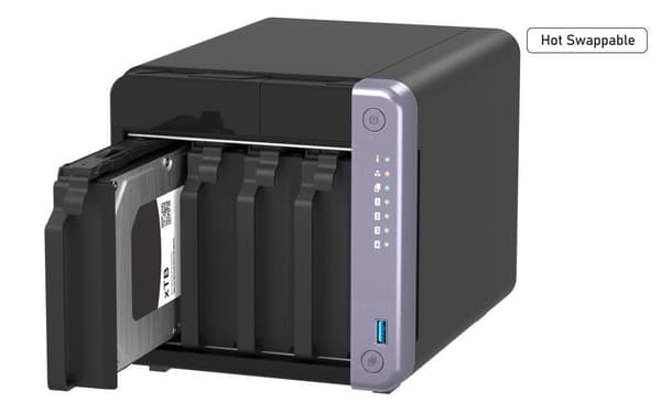 Nas lagringstorn 4bay/ingen hårddisk ts-432x-4g, Qnap