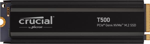 SSD t500 (1tb, m.2, PCie gen4, nvme, 3d nand, skrivhastighet 6800 mbyte/sek, läshastighet 7300 mbyte/sek, tbw 600 tb), avgörande