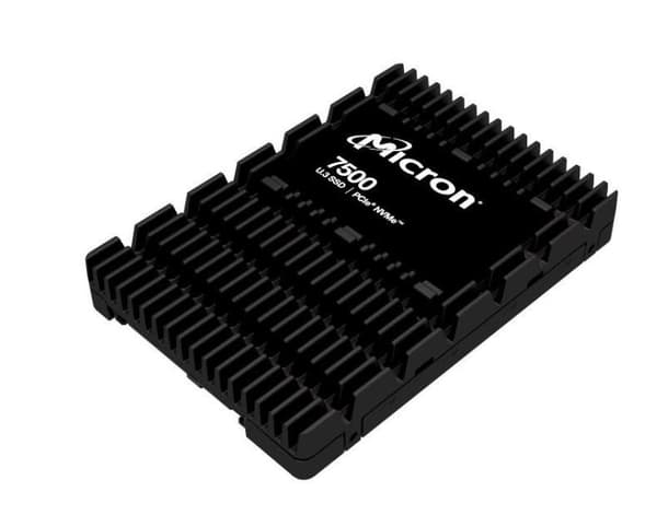 SSD SSD series 7500 pro (960gb, PCie gen4, nvme, nand flash-tekniikka tlc, kirjoitusnopeus 1400 mbytes/s), Micron