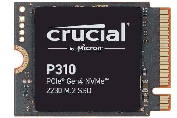 SSD p310 (1tb, m.2, PCie gen4, nvme, 3d nand, kirjoitusnopeus 6000 mbytes/s, lukunopeus 7100 mbytes/s, tbw 220tb), Crucial