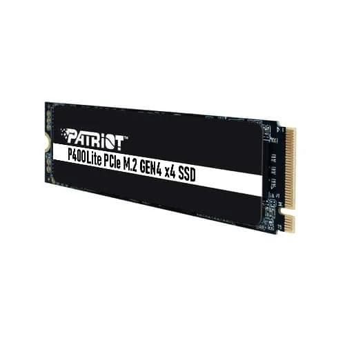 SSD p400 lite (500gb, m.2, PCie, nvme, skrivhastighet 2400 mbyte/sek, läshastighet 3500 mbyte/sek, 3,8 mm, p400lp500gm28h), Patriot