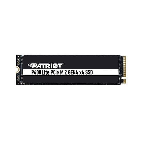 SSD p400 lite (500gb, m.2, PCie, nvme, skrivhastighet 2400 mbyte/sek, läshastighet 3500 mbyte/sek, 3,8 mm, p400lp500gm28h), Patriot