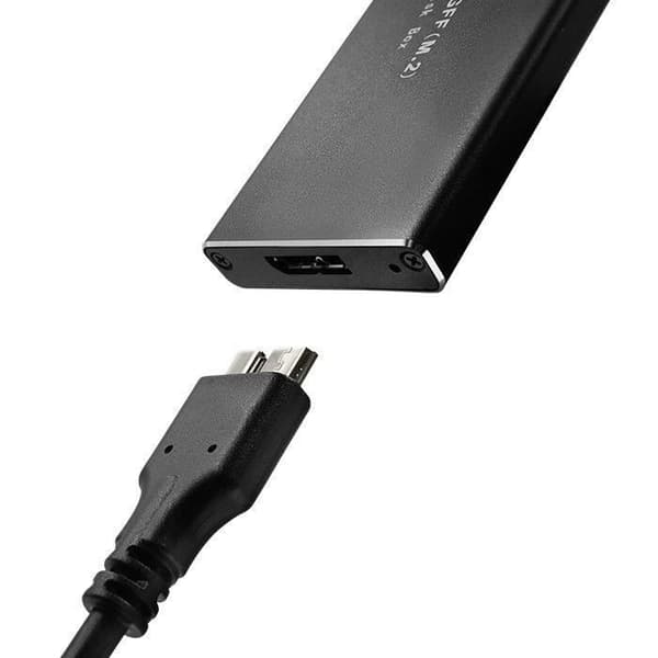 Qoltec hårddiskhölje M.2 SATA SSD NGFF - 5901878518541