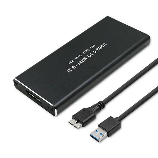 Qoltec hårddiskhölje M.2 SATA SSD NGFF - 5901878518541
