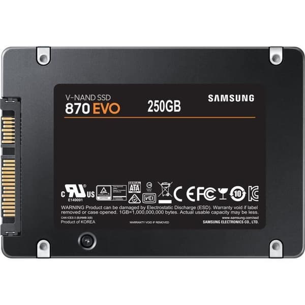 SAMSUNG Intern SSD 870 EVO 250 GB MZ-77E250B/EU
