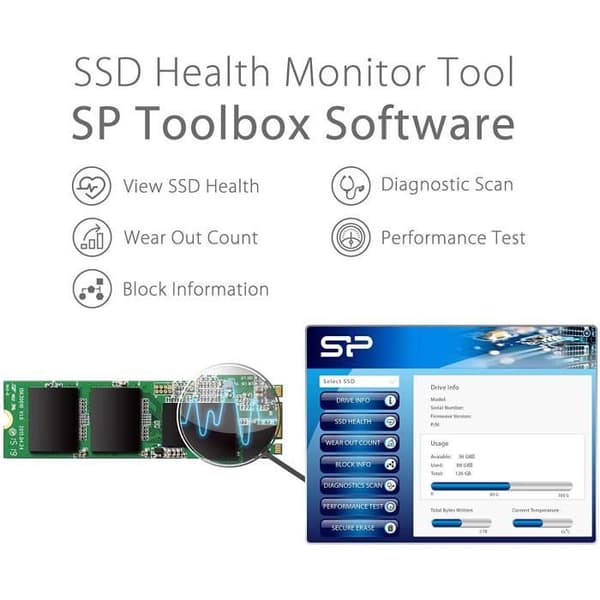 M.2 2280 SSD, 1TB, Value Series 3D TLC NAND, SLC Cache - Max 560/530 Mb/s