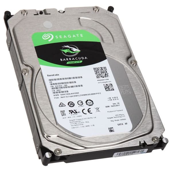 SEAGATE BarraCuda 4TB intern hårddisk - SATA 6Gb/s - 5400 RPM - 256MB - 190MB/s