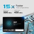 Miniatyrbild 2 av 6: SILICON POWER A55 intern SSD-enhet - 256 GB - SATA 6 Gb/s - 2,5" - 3D NAND-teknik