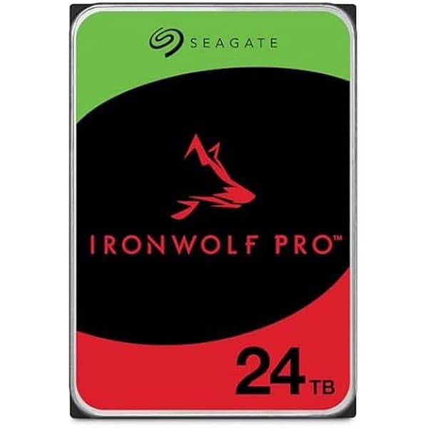 Intern hårddisk - SEAGATE - IronWolf Pro - 24 TB - 7200 U/Min - SATA 6 GB/S