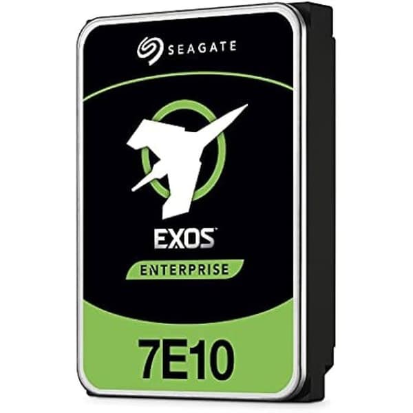 Seagate Exos 7E10 4TB intern hårddisk - 3,5 tum 4Kn SAS 12 Gbit/s 7 200 RPM - 256 MB cache