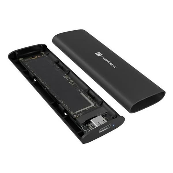 Ekstern Boks Natec NKZ-2286 Sort (Sort)