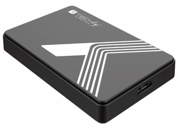 Extern SSD-hårddisk Techly - I-CASE USB3-SL25TY - SATA 2,5 SSD/HDD-fack - USB 3.0 ()