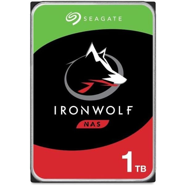 SEAGATE - Intern hårddisk - NAS IronWolf - 1TB - 5 900 rpm - 3,5"