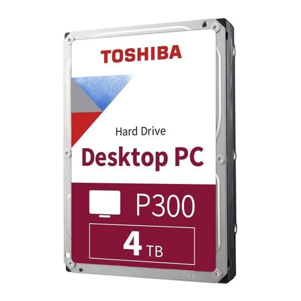 TOSHIBA - Intern hårddisk - P300 - 4TB - 5400 rpm - 3,5" (bulk) (HDWD240UZSVA)