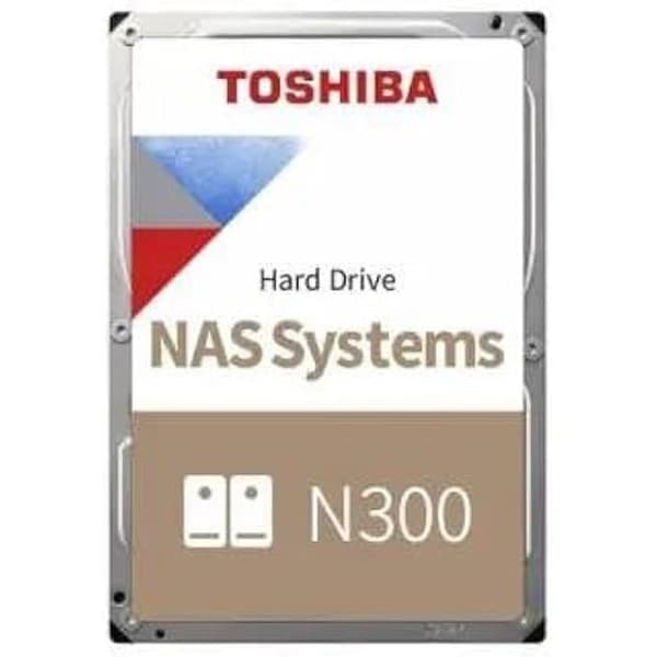 Hårddisk - TOSHIBA - N300 - 4 To - SATA3 - 7200 RPM - 3,5 tum