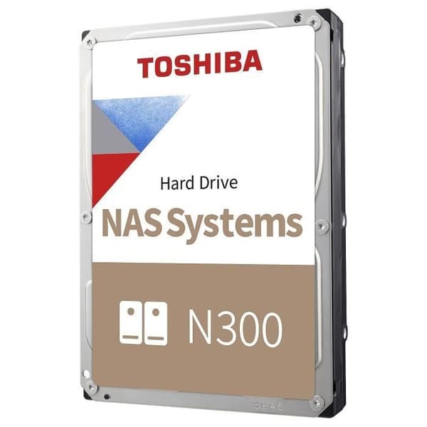 TOSHIBA - Intern hårddisk - NAS N300 - 8 To - 3,5''